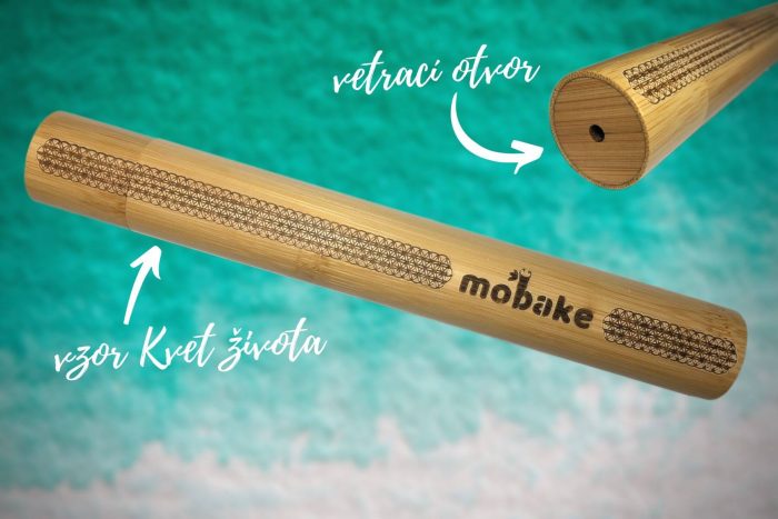 bambusová cestovní tuba květ života, Cestovní tuba se jménem, mobake