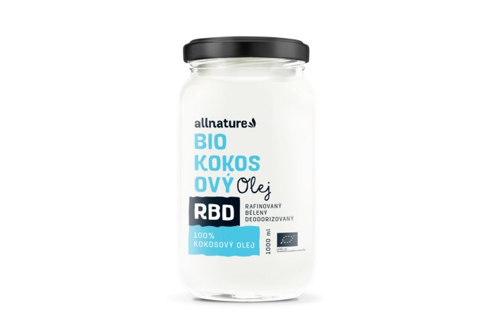 Allnature RBD Kokosový olej BIO bez parfemace 1000 ml | Mobake.sk