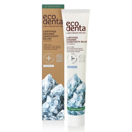 Ecodenta Organická zubná pasta pre citlivé zuby so soľou 75 ml | Mobake.sk
