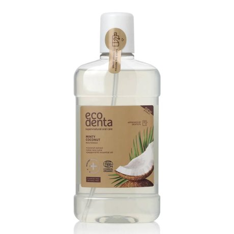Ecodenta Ústní voda s kokosem, aloe vera a mátovým olejem 500 ml | Mobake.sk