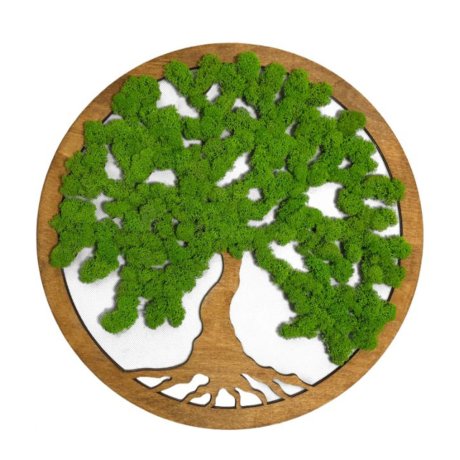 Flukoland Moss Obrázek Strom života Jednoduchý 60cm | Mobake.sk