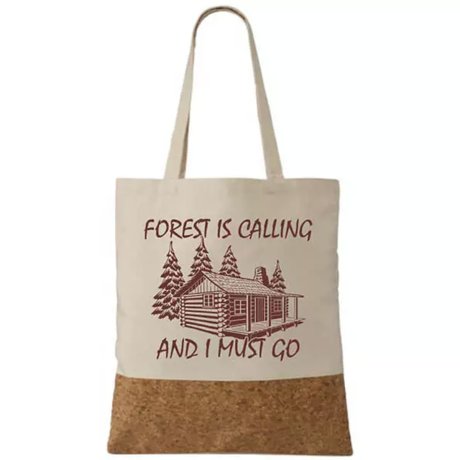 Eco taška s korkom Forest Calling 42x38 cm | Mobake.sk