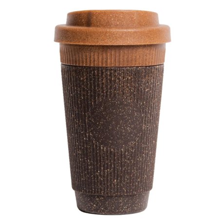 Binchio Cestovný hrnček z recyklovanej kávy Muškátový orech 350ml
