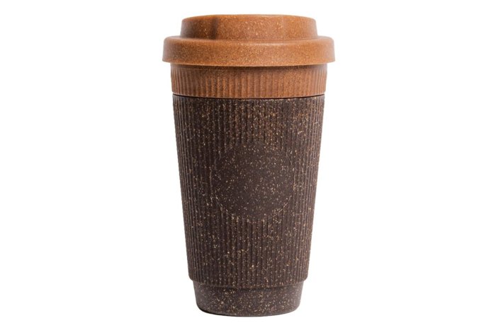 Binchio Cestovní hrnek z recyklované kávy Muškátový oříšek 350ml