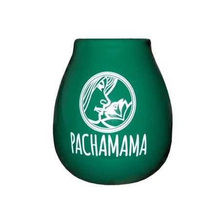 Kalabasa keramická zelená s nápisom Pachamama | Mobake.sk
