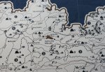 Stírací mapa Slovensko Přírodopis