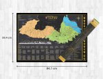 Stírací mapa Tater - Belianské, Zápané a Vysoké Tatry, A1